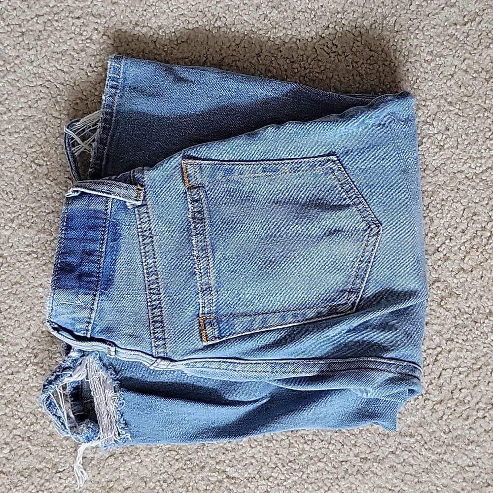 Abercrombie & Fitch The Ankle Straight Ultra High Rise Curve Love size 24 00L